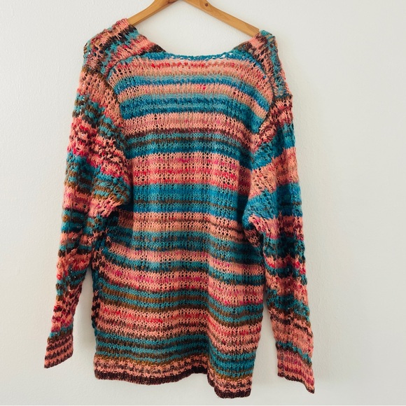 NWT Free People Spell On You Slouchy Crochet 70s Sweater - Picture 9 of 9